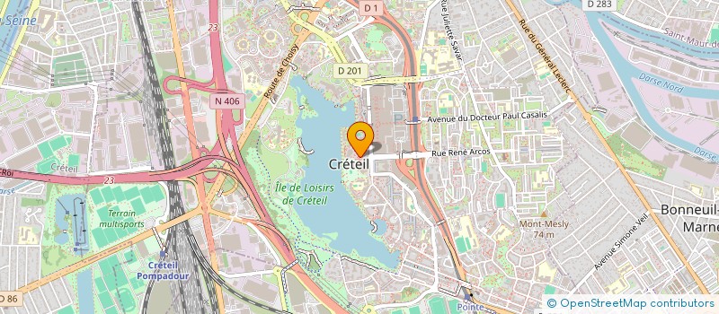 localisation de l'entreprise ACTIS AVOCATS  CRETEIL