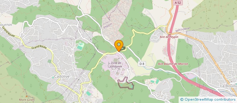 localisation de l'entreprise ACTIS CAPORALE ALU  PEYPIN