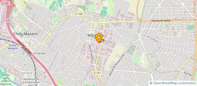 localisation de l'entreprise ACTIS FRANCE à MORANGIS