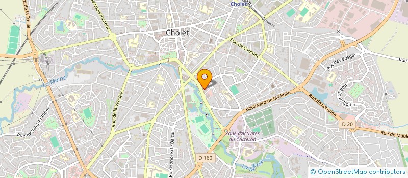 localisation de l'entreprise ACTIS INGENIERIE à CHOLET