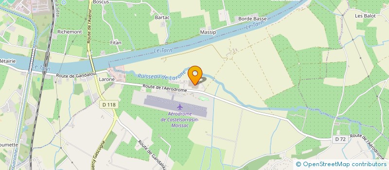 localisation de l'entreprise ACTIS NOTAIRES - L'ETUDE NUMERIQUE  CASTELSARRASIN