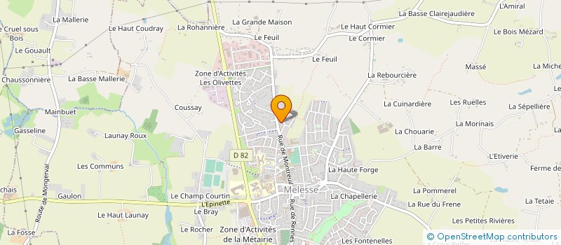 localisation de l'entreprise ACTIS TRANSACTIONS  MELESSE