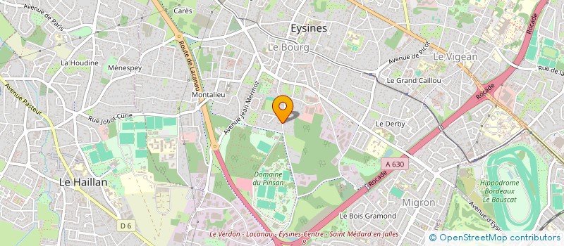 localisation de l'entreprise ACTISOL  EYSINES