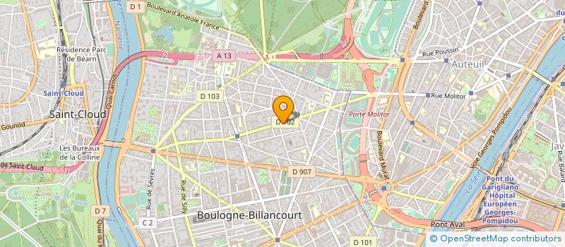 localisation de l'entreprise ACTISOURCE à BOULOGNE-BILLANCOURT