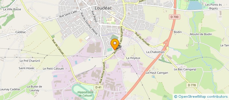 localisation de l'entreprise ACTISS GROUPEMENT D'EMPLOYEURS à LOUDEAC