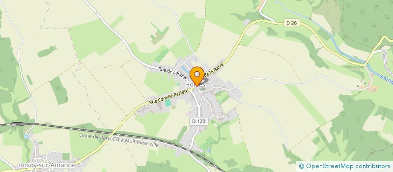 localisation de l'entreprise ACTISUD à HAUTE-AMANCE