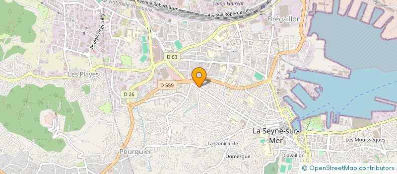 localisation de l'entreprise ACTISUD INGENIERIE à LA SEYNE-SUR-MER