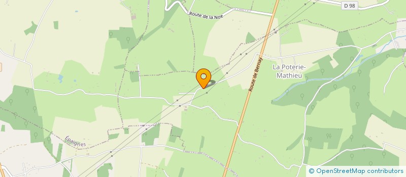 localisation de l'entreprise ACTISYS  LA POTERIE-MATHIEU