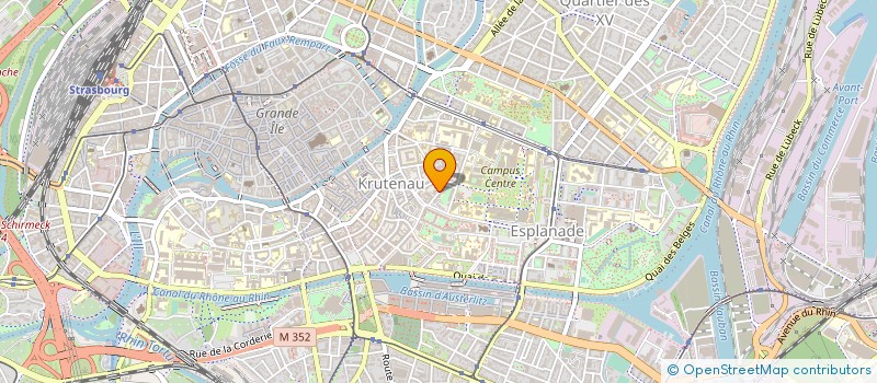 localisation de l'entreprise ACTITEL à STRASBOURG