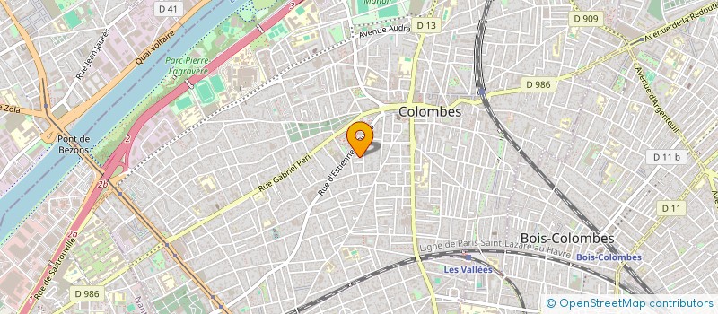 localisation de l'entreprise ACTITUDES FORMATION  COLOMBES