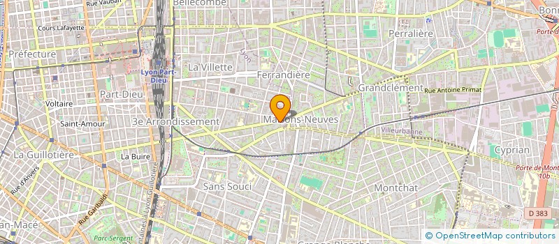 localisation de l'entreprise ACTIUM à LYON