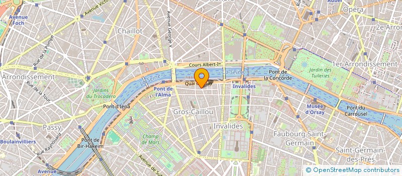 localisation de l'entreprise ACTIUM  PARIS