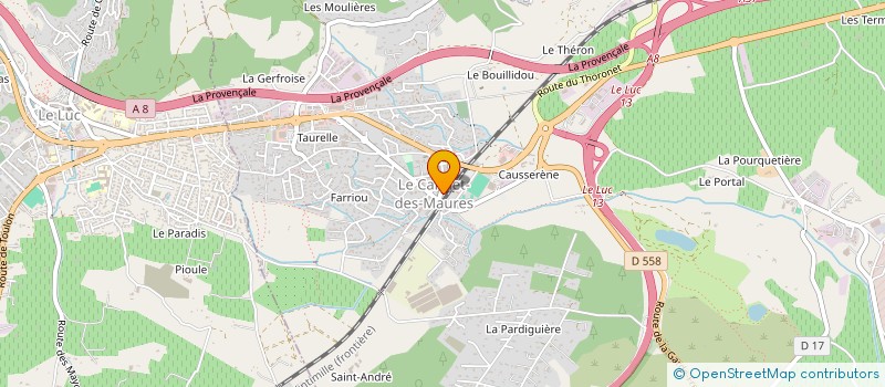 localisation de l'entreprise ACTIUM INVESTMENTS à TRANS-EN-PROVENCE
