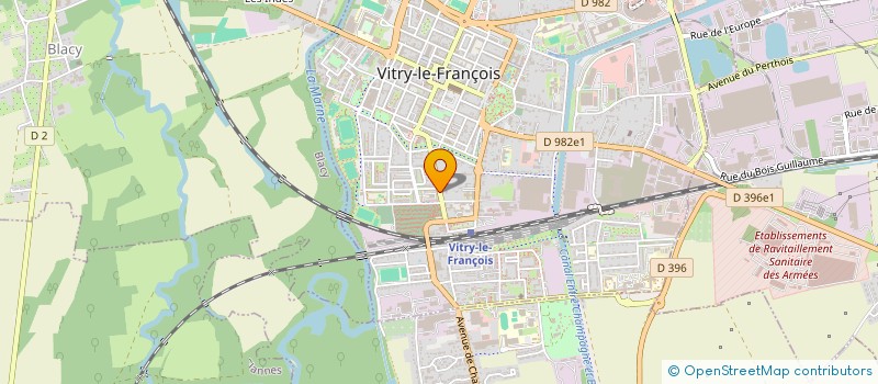 localisation de l'entreprise ACTIV  VITRY-LE-FRANCOIS