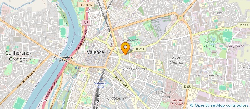 localisation de l'entreprise ACTIV à VALENCE