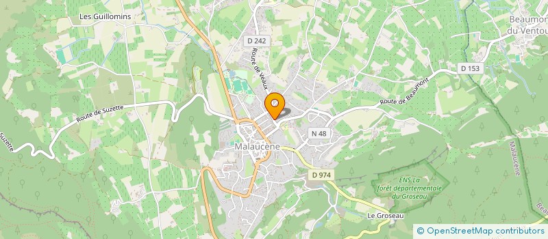 localisation de l'entreprise ACTIV  MALAUCENE