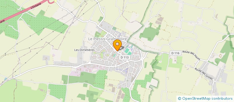 localisation de l'entreprise ACTIV'  LE PLESSIS-GRAMMOIRE