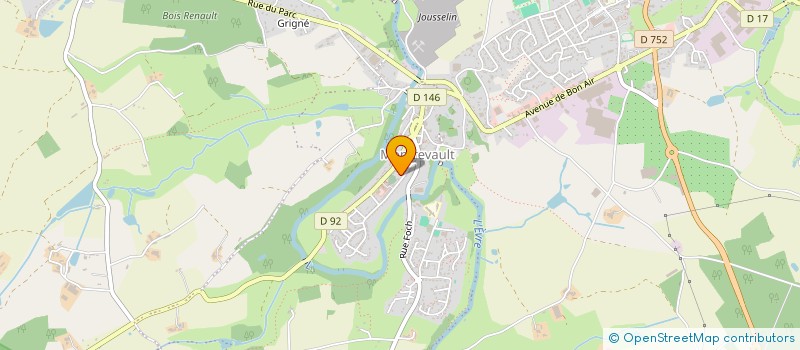 localisation de l'entreprise ACTIV'AMICALE.COM à MONTREVAULT-SUR-EVRE