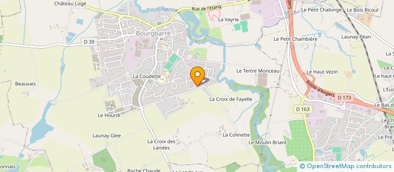 localisation de l'entreprise ACTIV'ANIMATION  BOURGBARRE