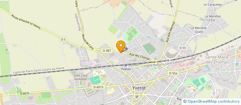 localisation de l'entreprise ACTIV' ANIMATION à YVETOT