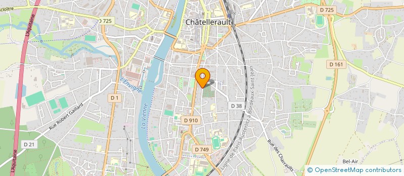 localisation de l'entreprise ACTIV AQUITAINE à CHATELLERAULT