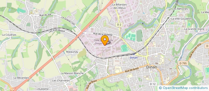 localisation de l'entreprise ACTIV'ASSURANCES  TREGUEUX