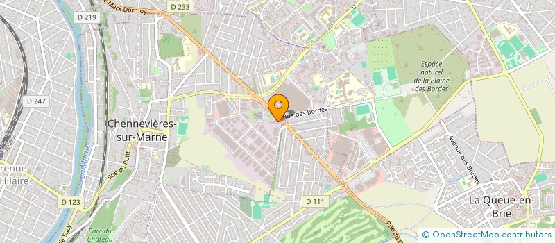 localisation de l'entreprise ACTIV'AUTO à CHENNEVIERES-SUR-MARNE