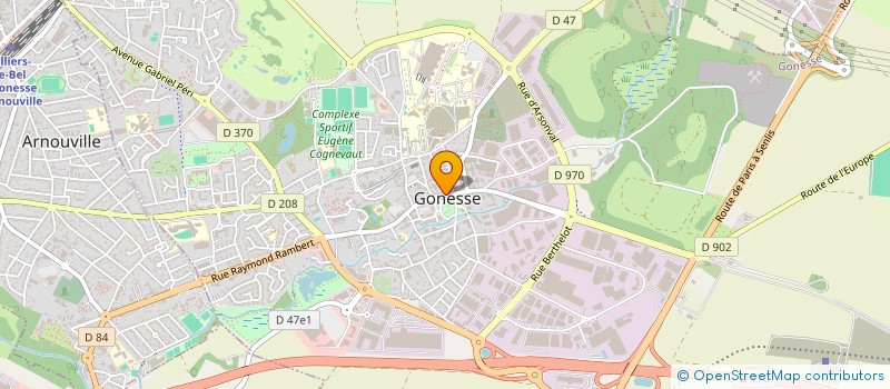 localisation de l'entreprise ACTIV AUTO  GONESSE