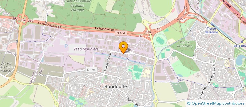 localisation de l'entreprise ACTIV'AUTO à BONDOUFLE