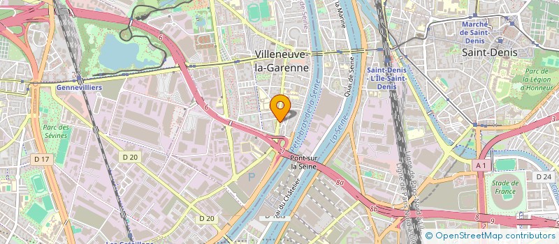 localisation de l'entreprise ACTIV AUTO 92 à VILLENEUVE-LA-GARENNE