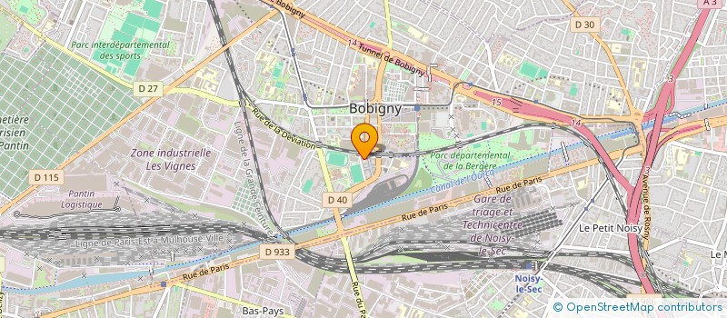 localisation de l'entreprise ACTIV-AVENIR  BOBIGNY