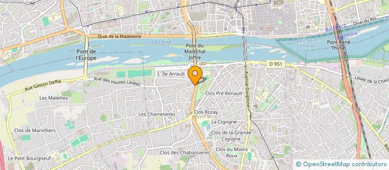 localisation de l'entreprise ACTIV'BAT SARL à ORLEANS