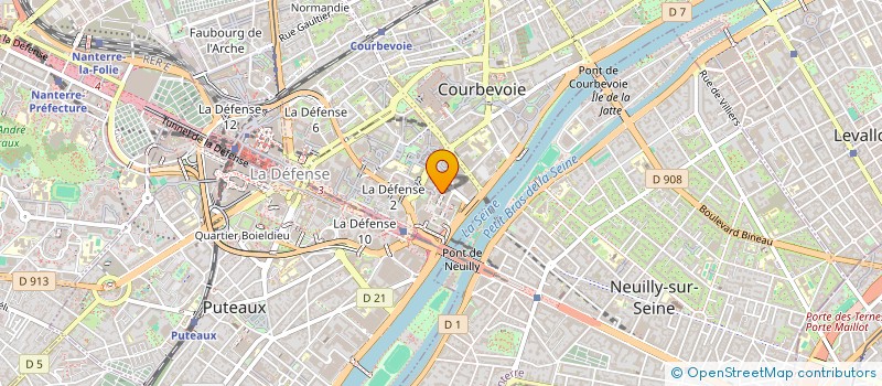 localisation de l'entreprise ACTIV CAPITAL à COURBEVOIE