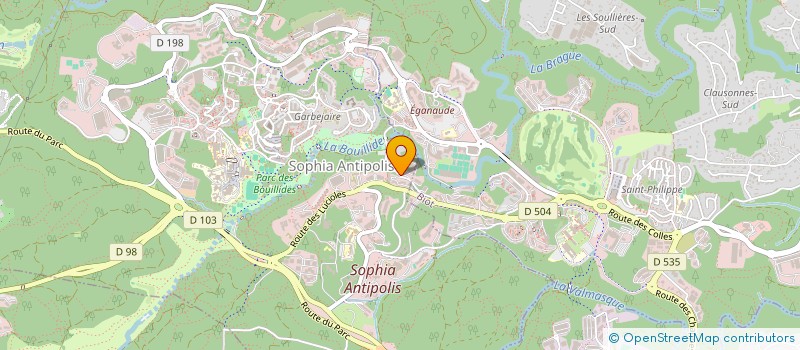 localisation de l'entreprise ACTIV' CLIMPLUS à VALBONNE