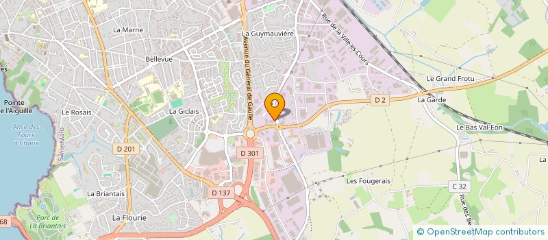localisation de l'entreprise ACTIV.COM à SAINT-MALO