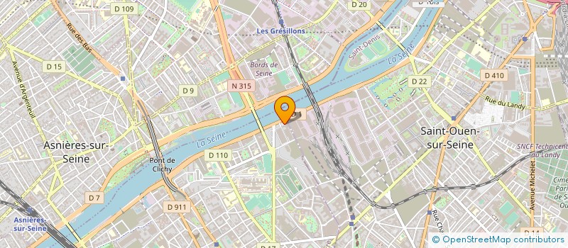 localisation de l'entreprise ACTIV COMMER MOULE & INJECTION PLASTIQUE  CLICHY