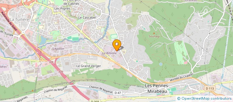 localisation de l'entreprise ACTIV'CONCEPT  LES PENNES-MIRABEAU