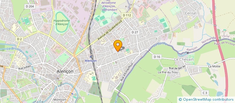 localisation de l'entreprise ACTIV'CONDUITE à ALENCON
