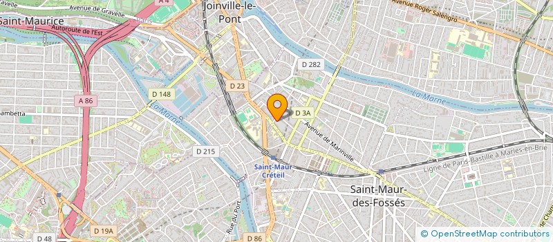 localisation de l'entreprise ACTIV'CONSULT'HOLD à SAINT-MAUR-DES-FOSSES