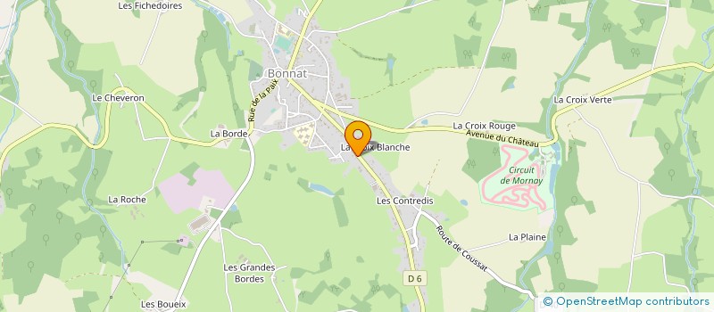 localisation de l'entreprise ACTIV' CONTROLE 23 à BONNAT