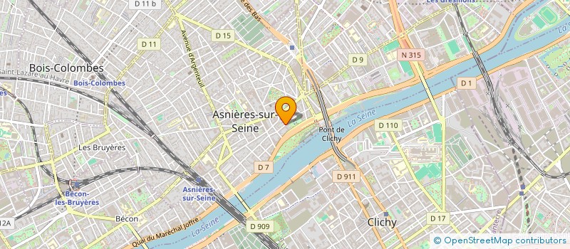 localisation de l'entreprise ACTIV CREATRICE VAL DE SEINE à ASNIERES-SUR-SEINE