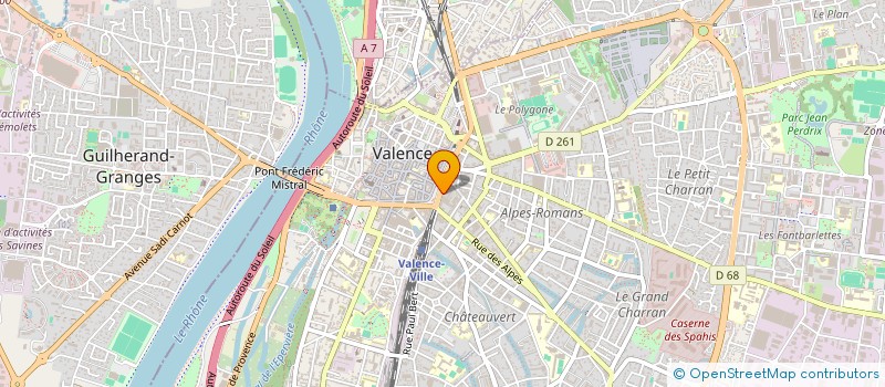localisation de l'entreprise ACTIV'ELEC à VALENCE