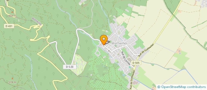 localisation de l'entreprise ACTIV'ENERGIE-EQUILIBRE  WATTWILLER