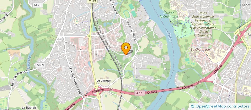 localisation de l'entreprise ACTIV' ERDRE  LA CHAPELLE-SUR-ERDRE