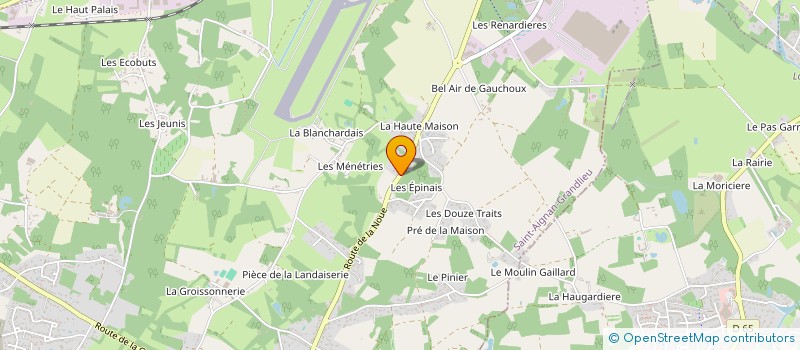 localisation de l'entreprise ACTIV'ERE à SAINT-AIGNAN-GRANDLIEU
