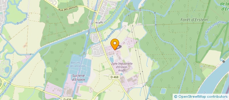 localisation de l'entreprise ACTIV'EST à ERSTEIN