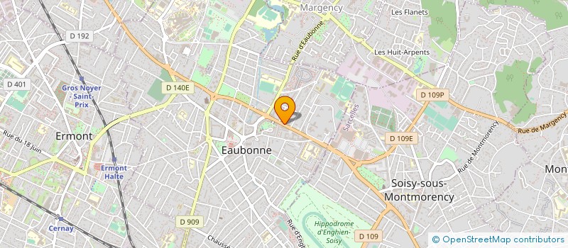 localisation de l'entreprise ACTIV' ET CREATIV' à EAUBONNE