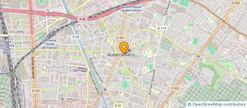 localisation de l'entreprise ACTIV EXPERTISES IDF à AUBERVILLIERS