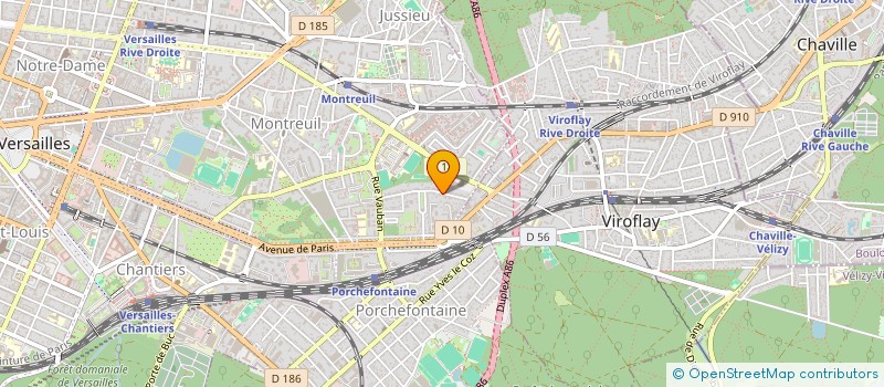 localisation de l'entreprise ACTIV'FACTORY à VERSAILLES