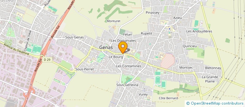 localisation de l'entreprise ACTIV' GENAS à GENAS